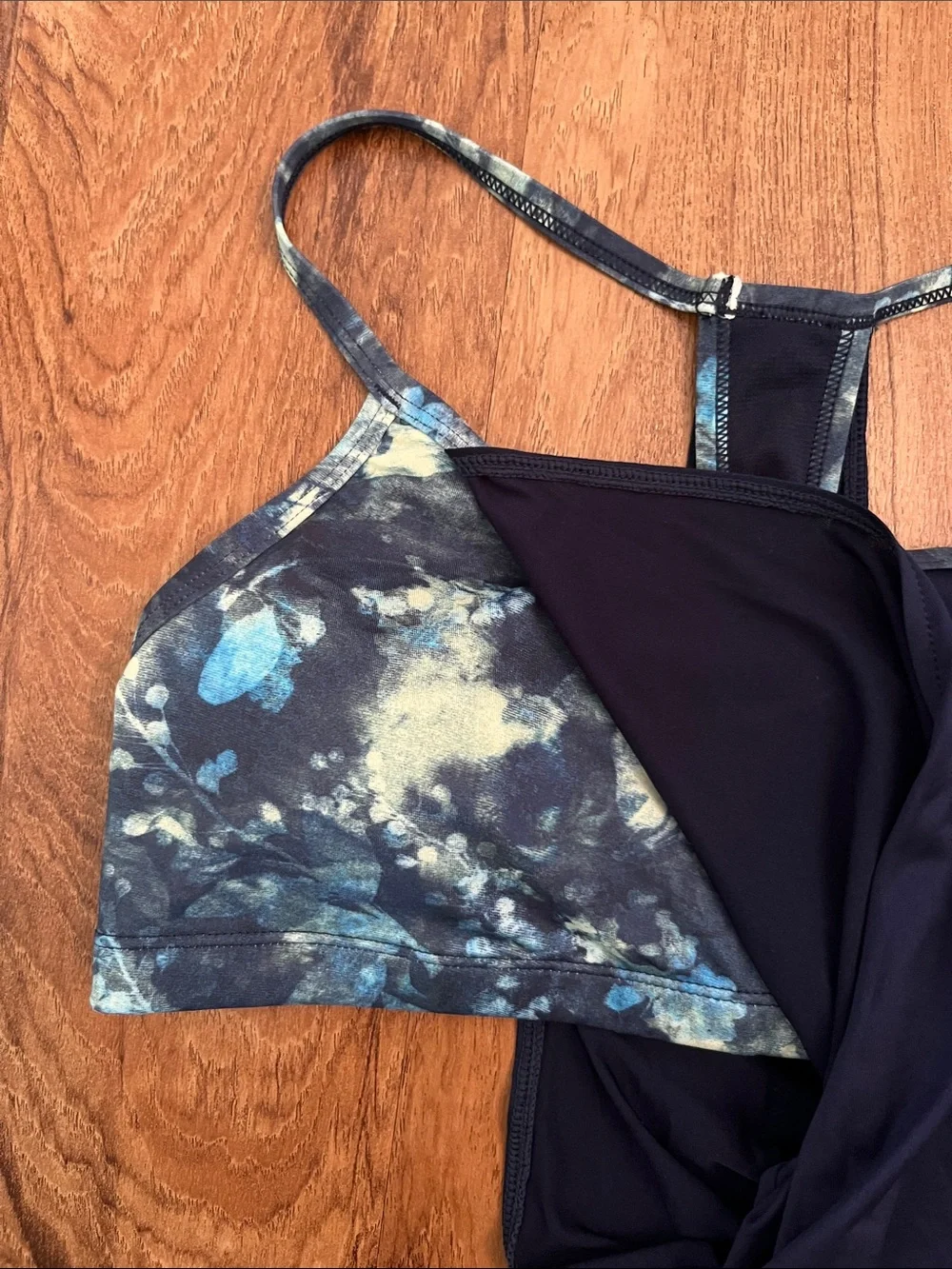 NWT Nike Swim Layered Floral Tankini